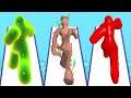 BLOB RUNNER 3D vs TREE RUNNER vs JELLYMAN DASH 3D - Triple Game
