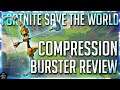 FORTNITE STW: COMPRESSION BUSTER BOW IN-DEPTH REVIEW!