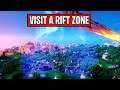 Fortnite - "Visit a Rift Zone" [ ALL LOCATIONS / WORLDS COLLIDE CHALLENGE TUTORIAL ]