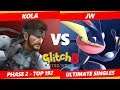 Glitch 8 SSBU - Kola (Snake) Vs. JW (Greninja ) Smash Ultimate Tournament Top 192
