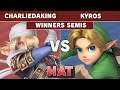 HAT 91 - Charliedaking (Sheik) Vs. W8 | Kyros (Young Link) Winners Semis - Smash Ultimate