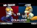 MB-Smash (Sheik) vs LU | Jubei (Fox) | Melee Losers Finals | Equalizer #2