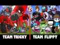 Team Tricky vs. Team Flippy Friday Night Funkin' | Minecraft (THE BEST!)
