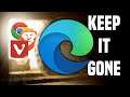 Uninstall Microsoft Edge and Keep it from Coming Back