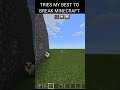 WHEN WE TRIES TO BREAK MINECRAFT #SHORTS 😂😂