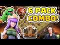 Clash of Clans - 4EQ Queen Walk Baby Dragon Loon 6 Pack! POWERFUL TH10 3 Star Combo