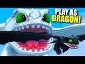 Giant TITAN Toothless Dragon Devours The Server! Play As Dragon Gameplay - Dragons of the Edge