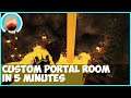 How to make a custom END PORTAL in 5 minutes! [Showcase] [Timelapse]