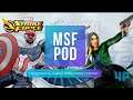 Marvel Strike Force Secret Avengers, Sam Wilson Cap, Sharon Carter, Polaris x2 MSF POD Episode 30