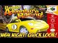 N64 Night! Beetle Adventure Racing First Look! - YoVideogames