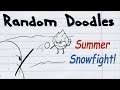 Random Doodles - Summer Snowfight! #Shorts