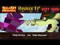 Smash Remix - Classic Mode Remix 1P Gameplay with Polygon Kirby (VERY HARD)