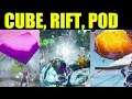 Touch a Giant Glowing Cube, Enter Rift Above Loot Lake, Search a Landing Pod In Meteor | Fortnite