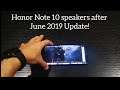 Updated Speaker test : Honor Note 10