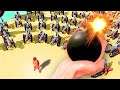 Using GOD POWERS To Protect WORST UNIT From UNSTOPPABLE PIRATES In Totally Accurate Battle Simulator