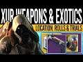 Destiny 2 | Xur's NEW Weapons & Armor! - Weapon Rolls, New Exotics, Xur Location & Trials | 5th Nov