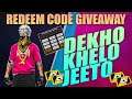 Double Diamond Giveaway With Redeem Code || Free Fire