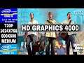Grand Theft Auto V | intel HD Graphics 4000 | i3-3227U | 8GB RAM | Benchmark