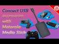 How to connect USB devies with Motorola 4K Media Stick