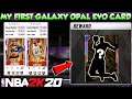 I BOUGHT EVERY CARD POSSIBLE TO GET MY FIRST GALAXY OPAL EVOLUTION CARD IN NBA 2K20 MYTEAM