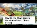 Monster Hunter Stories 2 - How to find Plum Daimyo Hermitaur Shell - Claw   Feeler