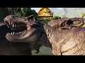 NUEVO FINAL FELIZ PARA JURASSIC PARK 1!! Dinosaurios enamorados Modo Caos Jurassic World Evolution 2