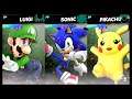 Super Smash Bros Ultimate Amiibo Fights – Request #20050 Luigi vs Sonic vs Pikachu