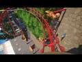 Busch Gardens Oakland: Shin Fortress, Gate Guardian POV, Qingdian,  LongHuang POV://Planet Coaster