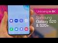 Galaxy S20 & S20+ unboxing - shot in 8K on an S20 Ultra!