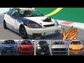 GTA 5 - Top Speed Drag Race (Dinka Blista Kanjo vs Top 5 Compact Cars)