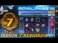 MONTH 7 ROYAL PASS | 1 TO 50 RP | MONTH 7 ROYAL PASS BGMI | M7 ROYAL PASS 1 TO 50 RP REWARDS | M7 RP