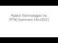 Palatin Technologies Inc PTN Summary 14Jul2021