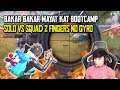 SOLO VS SQUAD 2 Fingers No Gyro | Bakar Bakar Mayat Kat Bootcamp Arifbakhtiar Gameplay | PUBG MOBILE