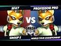 SWT Championship Group E - SFAT (Fox) Vs. Professor Pro (Fox) SSBM Melee Tournament