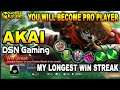 WOW! Akai 5 WINS Streak | Akai tips and tricks Counter Meta Hero