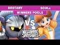2GG NoS - mYi | Destany (Metaknight) Vs SoulX (Daisy) Winners Pools - Smash Ultimate