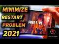 After Back Game and Any Applications | Restart game or Applications problems solve #freefire #pubg