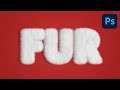 Create a Fur Action Text Effect in Photoshop