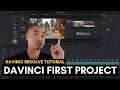 Davinci Resolve Tutorial For Beginners (Creating Your First Davinci Resolve Project)