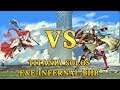 Fire Emblem Heroes - Titania vs Ephraim & Eirika Infernal BHB (True Solo)