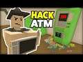 HACKING AN ATM For BIG Cash! -  Unturned Roleplay Rags To Riches New Life EP 3 (Bank Robbery!)