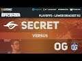 Team Secret vs OG Game 1 (BO3) | EPICENTER Major 2019 Lower Bracket Round 2