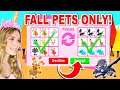 Trading FALL PETS ONLY In Adopt Me! (Roblox)