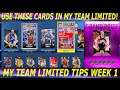 USE THESE CARDS IN MY TEAM LIMITED WEEK! ERROR CODES AND 2-3 ZONE. (LIMITED TIPS EP. 1)