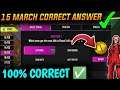 15 March correct answer | Esport ultimate challenge correct answer | Esport ultimate challenge event