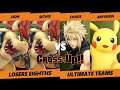 CROSSxUP Losers Top 8 - LeoN & Sethis Vs. Chaos & Abyssion - SSBU Ultimate Tournament