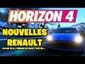 FORZA HORIZON 4 : LES NOUVELLES RENAULT DÉBARQUENT EN FORCE ! ALPINE A110 / MEGANE RS 2018.