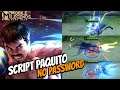 SCRIPT SKIN PAQUITO MANNY NO PASSWORD FULL EFFECT UPDATE TERBARU || MOBILE LEGENDS | NO BUG