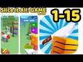 Slice It All! Game All levels 1 - 15 Complete Solved Gameplay Walkthrough | (iOS - Android)