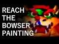Super Mario 64 - Reaching the Bowser Painting Glitch